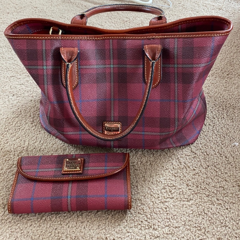 Dooney & Burke purse and matching wallet